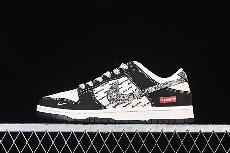 All categories Nk SB Dunk Series Nk SB Dunk Low High-end customized low-top sneakers Nike SB Dunk Low joint black flower hook Anniversary high-end customized low-top casual sneakers XS6089-624
